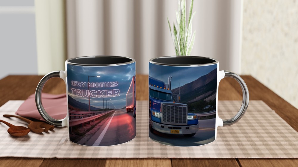 Sexy Mother Trucker - Funny Truck Driver Mug — view 9