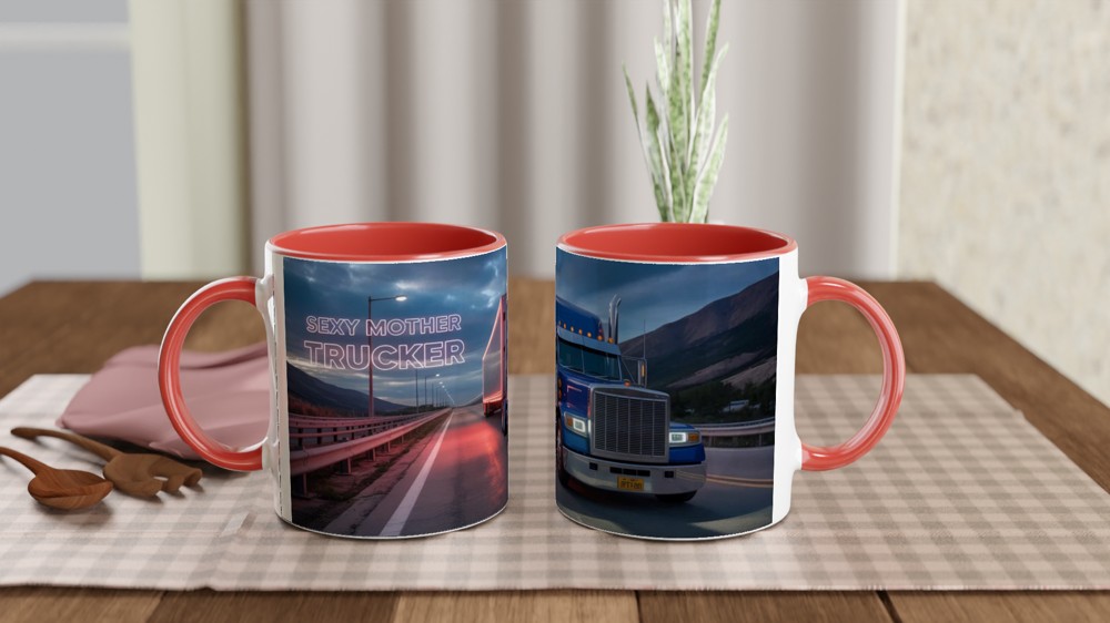 Sexy Mother Trucker - Funny Truck Driver Mug — view 7