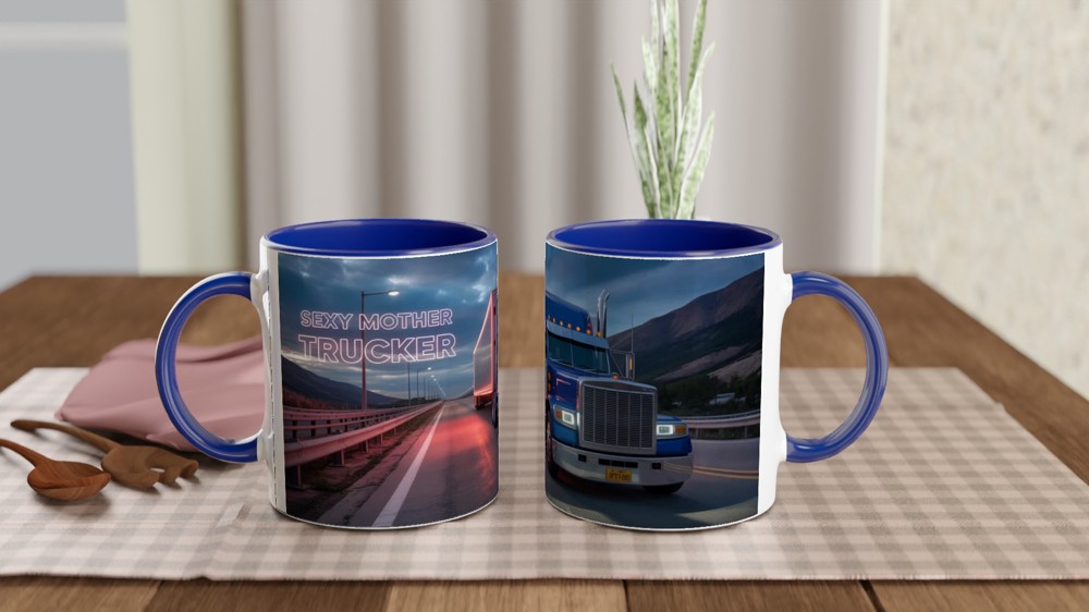 Sexy Mother Trucker - Funny Truck Driver Mug — view 4