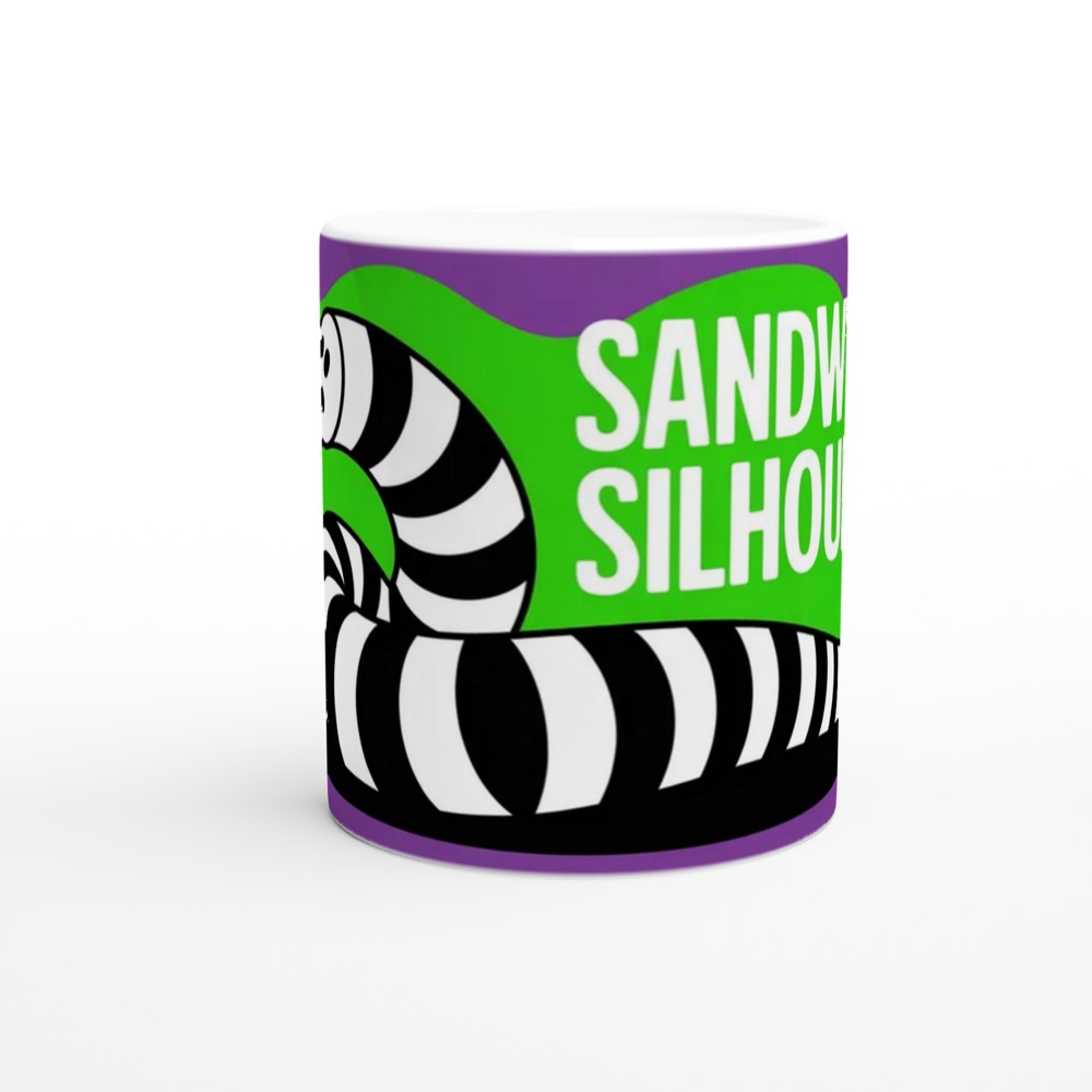 Beetlejuice Mug | Sandworm Silhouette Design | Musical Theatre Gift | Birthday Present for Best Friend — view 11