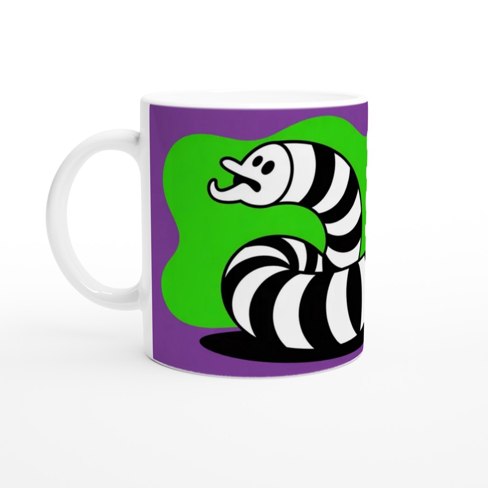 Beetlejuice Mug | Sandworm Silhouette Design | Musical Theatre Gift | Birthday Present for Best Friend — view 10