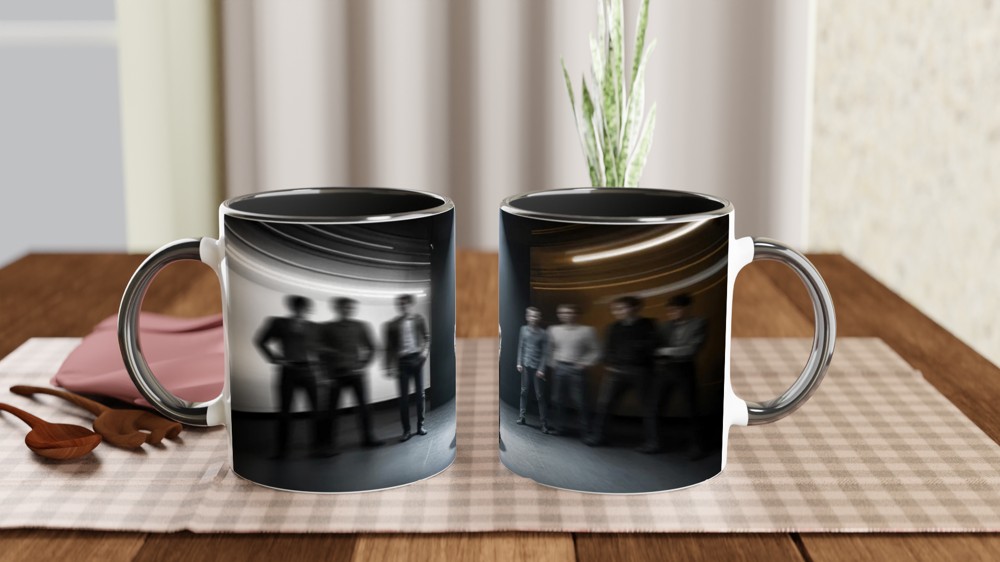 Man in Spotlight with Motion Blur Figures Dramatic Art — view 9