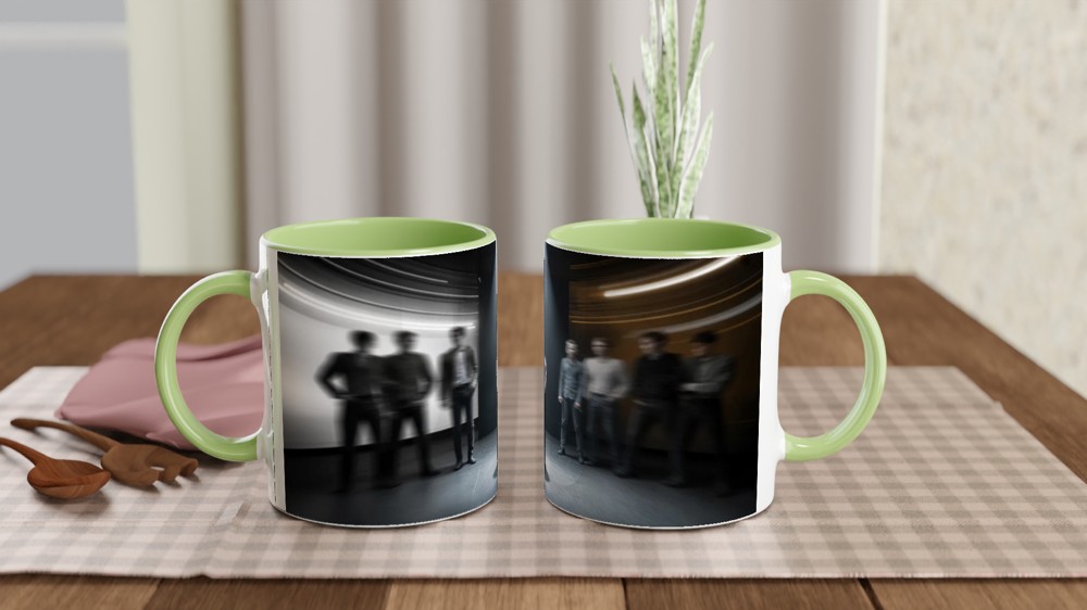 Man in Spotlight with Motion Blur Figures Dramatic Art — view 5
