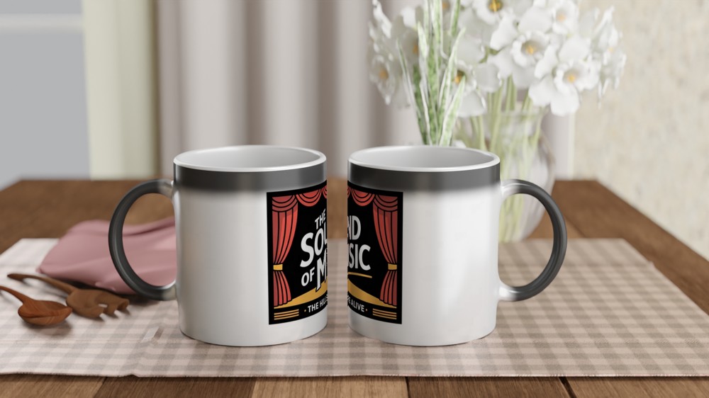Sound of Music Mug | The Hills Are Alive Theatre Gift | West End Musical Mug for Her | Theatre Lover Birthday Present — view 3