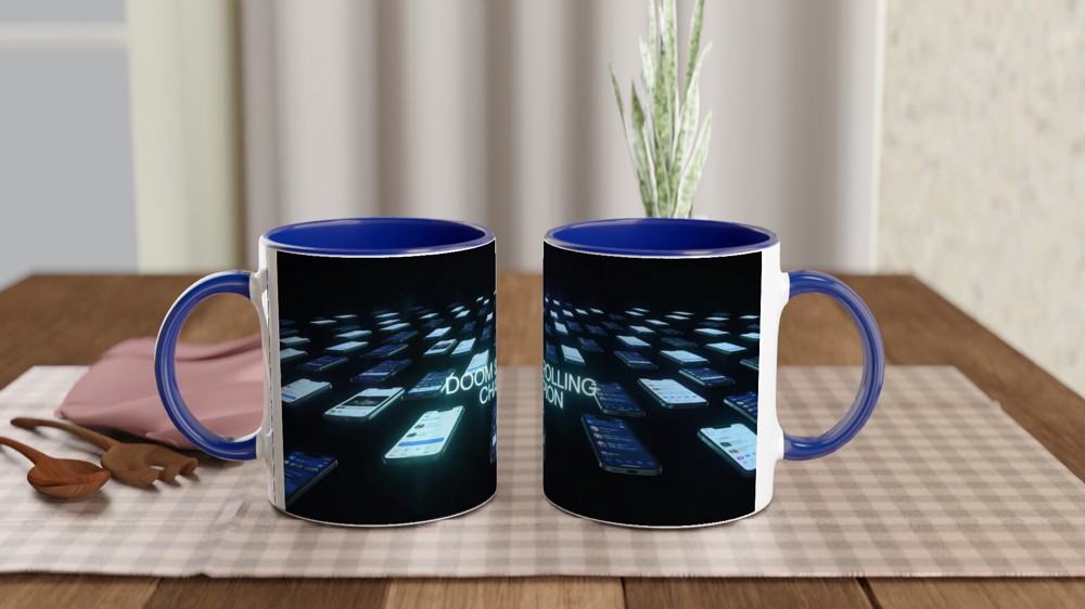 Doom Scrolling Champion Mug - Funny Phone Addiction Gift — view 4