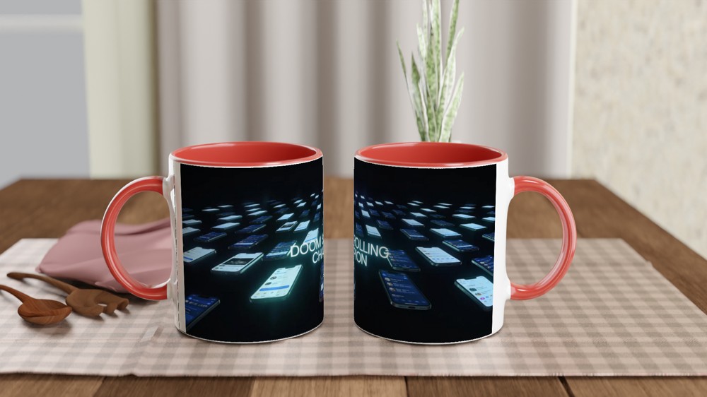 Doom Scrolling Champion Mug - Funny Phone Addiction Gift — view 7