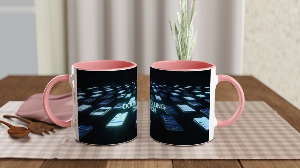 Doom Scrolling Champion Mug - Funny Phone Addiction Gift — view 6