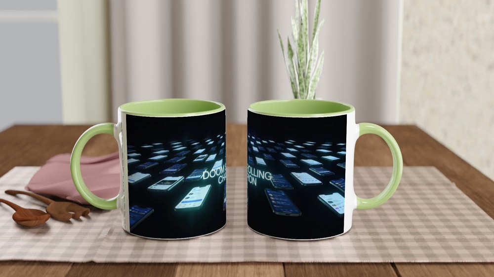 Doom Scrolling Champion Mug - Funny Phone Addiction Gift — view 5