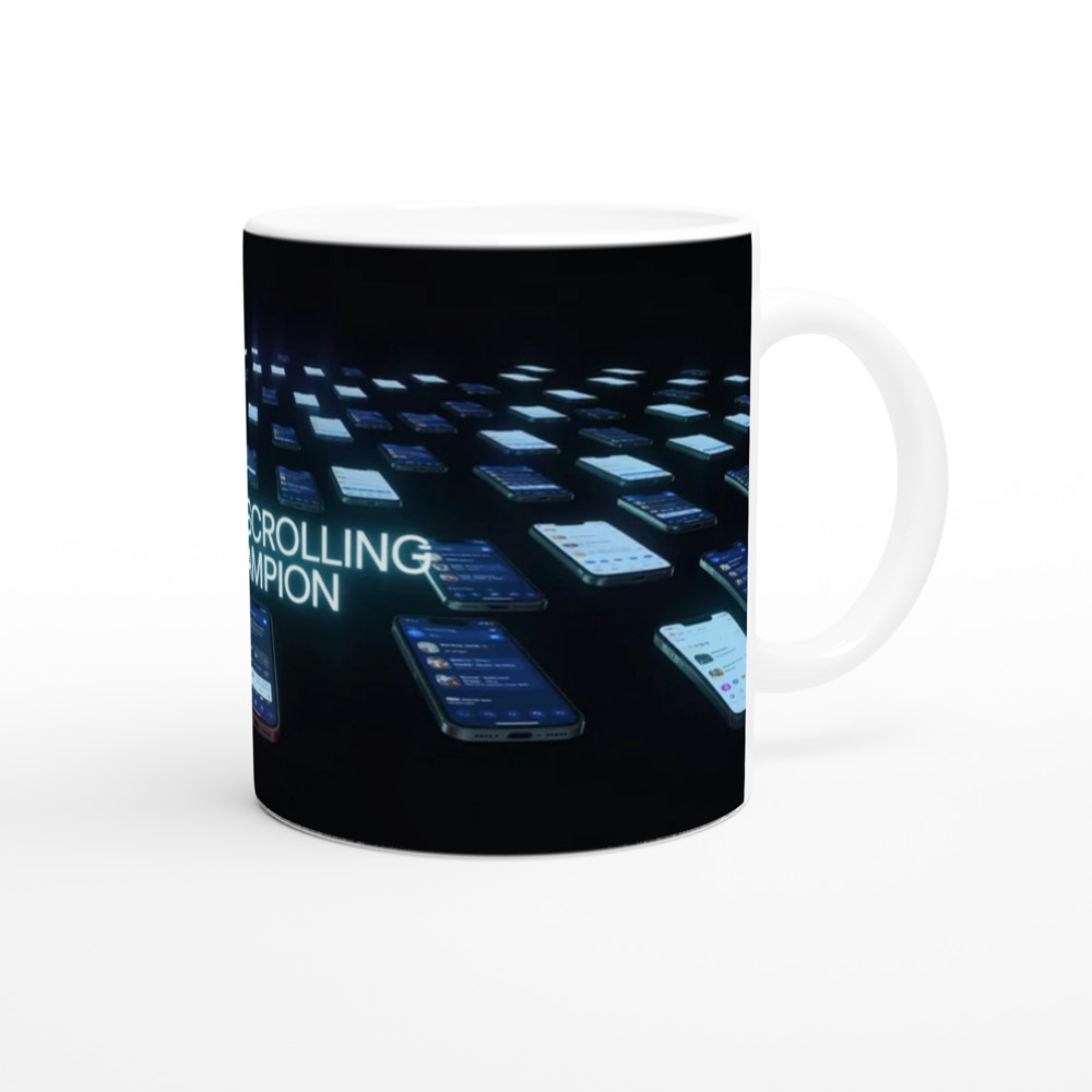 Doom Scrolling Champion Mug - Funny Phone Addiction Gift — view 12
