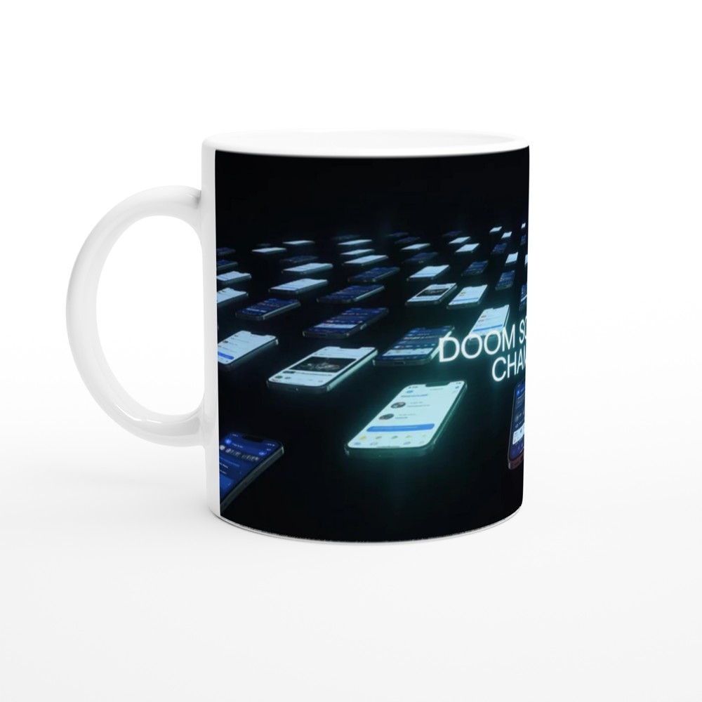 Doom Scrolling Champion Mug - Funny Phone Addiction Gift — view 10