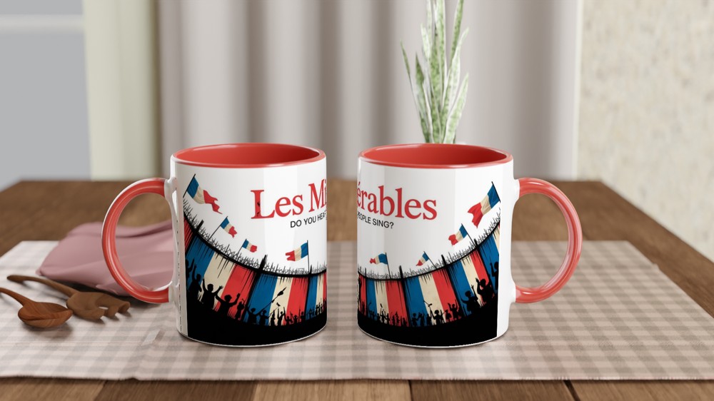 Les Miserables Mug | 'Do You Hear The People Sing' Quote | Musical Theatre Gift | West End Theatre Lover Present — view 7