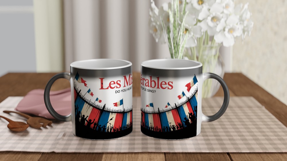 Les Miserables Mug | 'Do You Hear The People Sing' Quote | Musical Theatre Gift | West End Theatre Lover Present — view 3