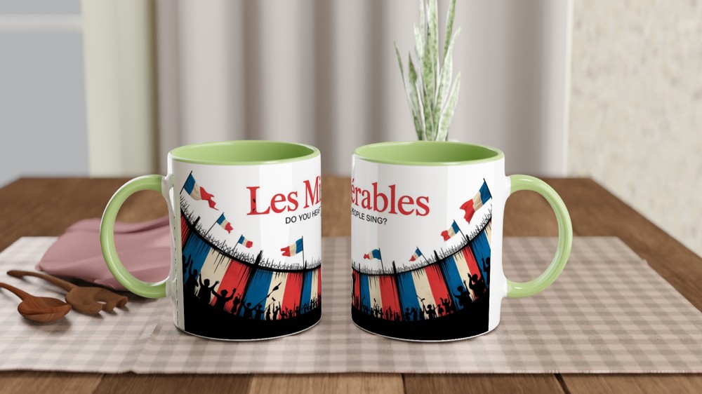 Les Miserables Mug | 'Do You Hear The People Sing' Quote | Musical Theatre Gift | West End Theatre Lover Present — view 5