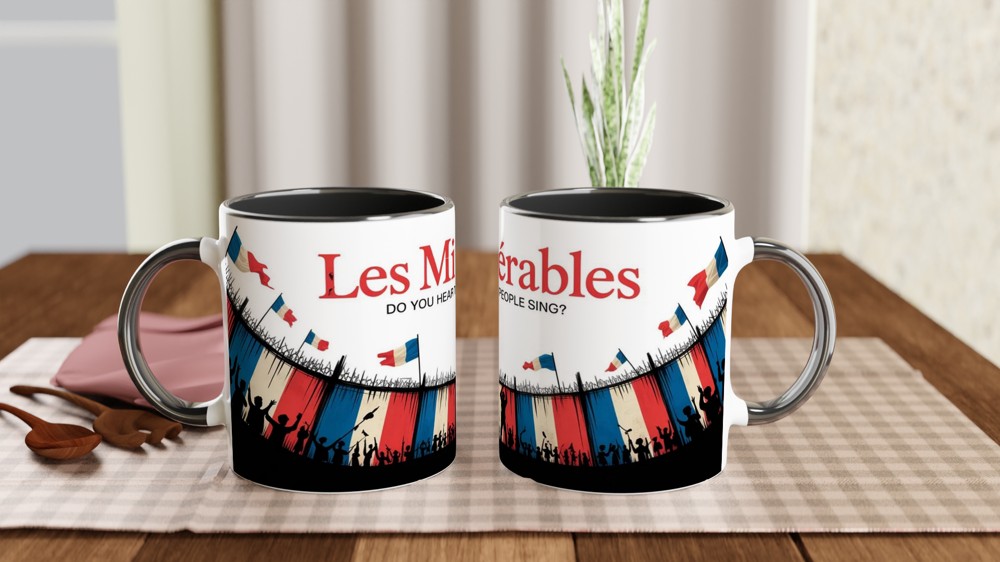 Les Miserables Mug | 'Do You Hear The People Sing' Quote | Musical Theatre Gift | West End Theatre Lover Present — view 9