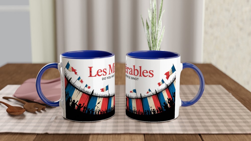 Les Miserables Mug | 'Do You Hear The People Sing' Quote | Musical Theatre Gift | West End Theatre Lover Present — view 4