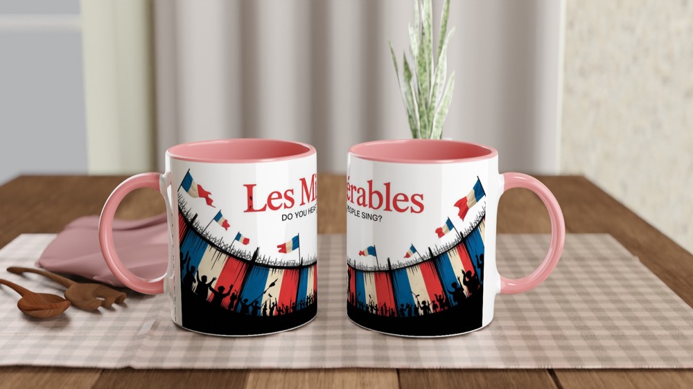 Les Miserables Mug | 'Do You Hear The People Sing' Quote | Musical Theatre Gift | West End Theatre Lover Present — view 6