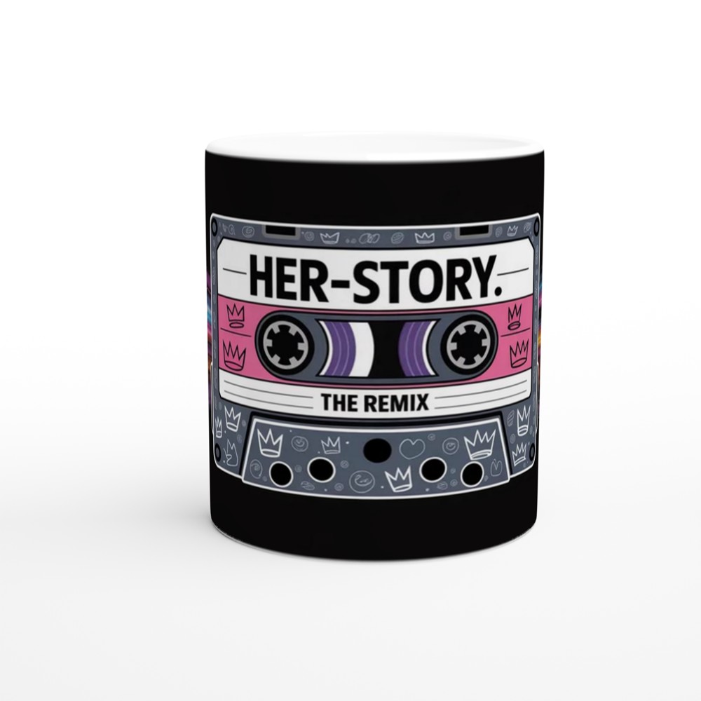Six the Musical Mug | Her-story Mixtape Design | Musical Theatre Gift | West End Theatre Lover Present — view 11