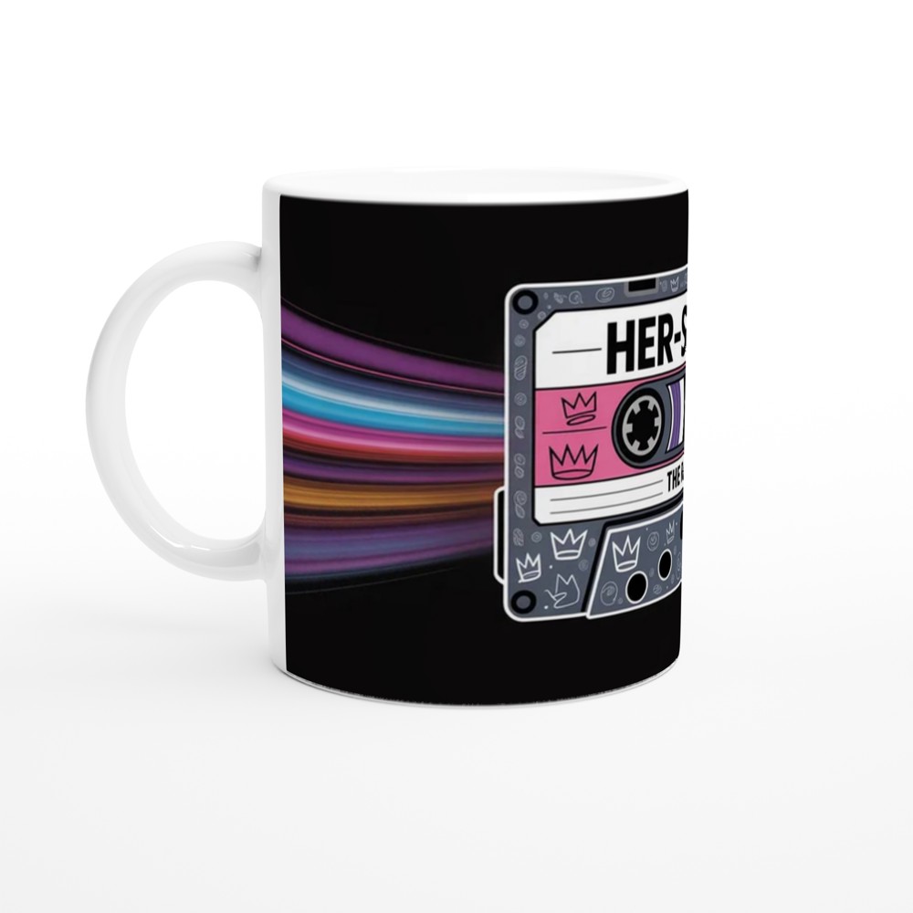 Six the Musical Mug | Her-story Mixtape Design | Musical Theatre Gift | West End Theatre Lover Present — view 10