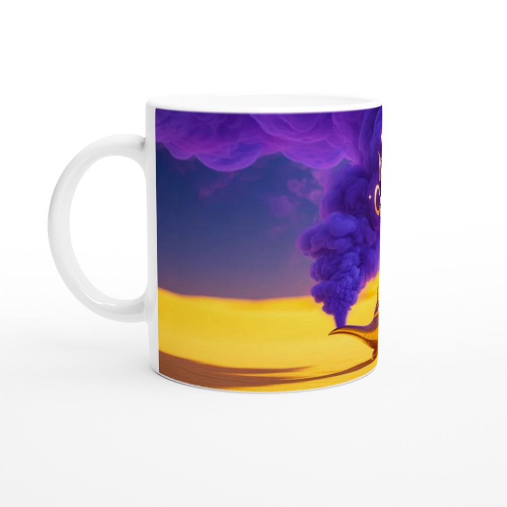 Aladdin Mug | Your Wish Is My Command Quote | Musical Theatre Gift | Genie Lamp Present — view 10
