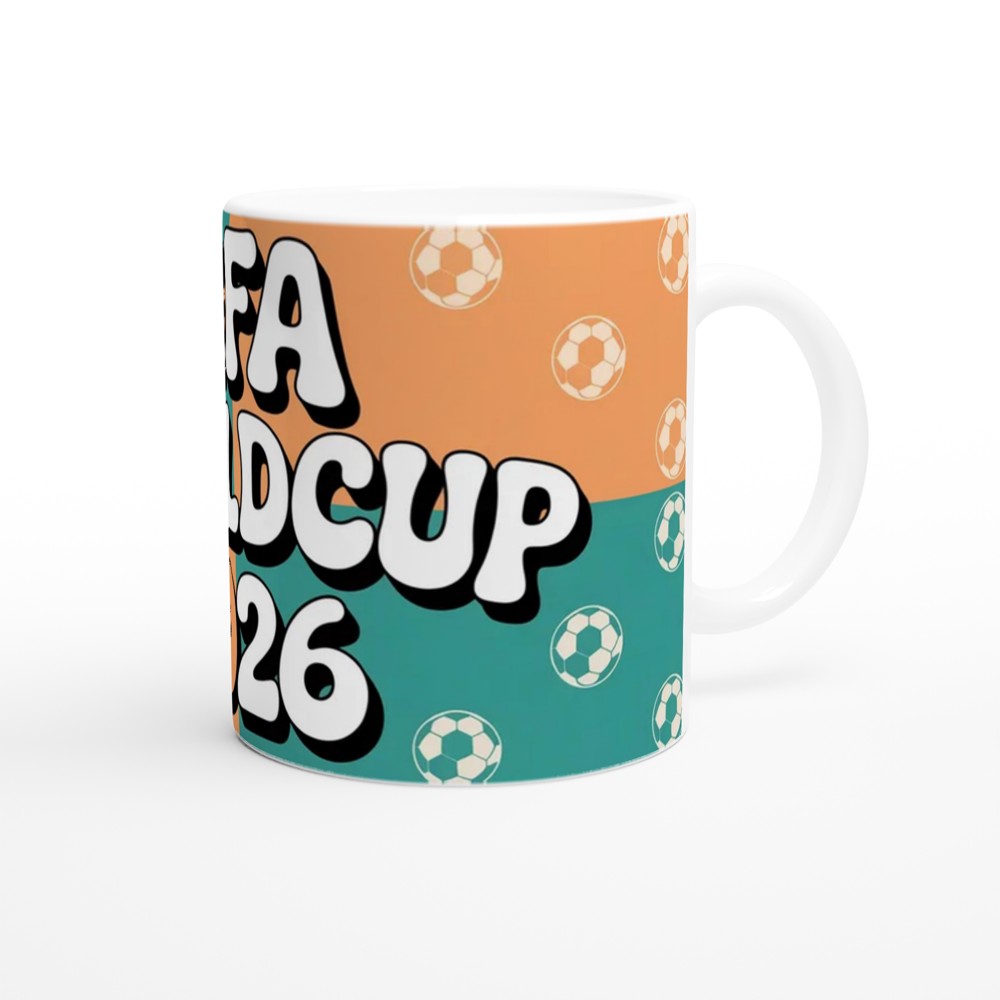 Retro Football Mug | 2026 Tournament Gift | 1970s Style Soccer Cup Present | Birthday Gift for Him Dad Best Friend — view 12