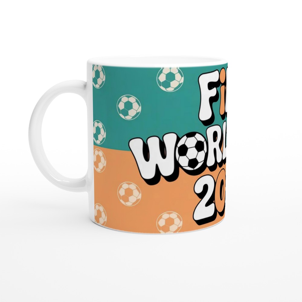 Retro Football Mug | 2026 Tournament Gift | 1970s Style Soccer Cup Present | Birthday Gift for Him Dad Best Friend — view 10