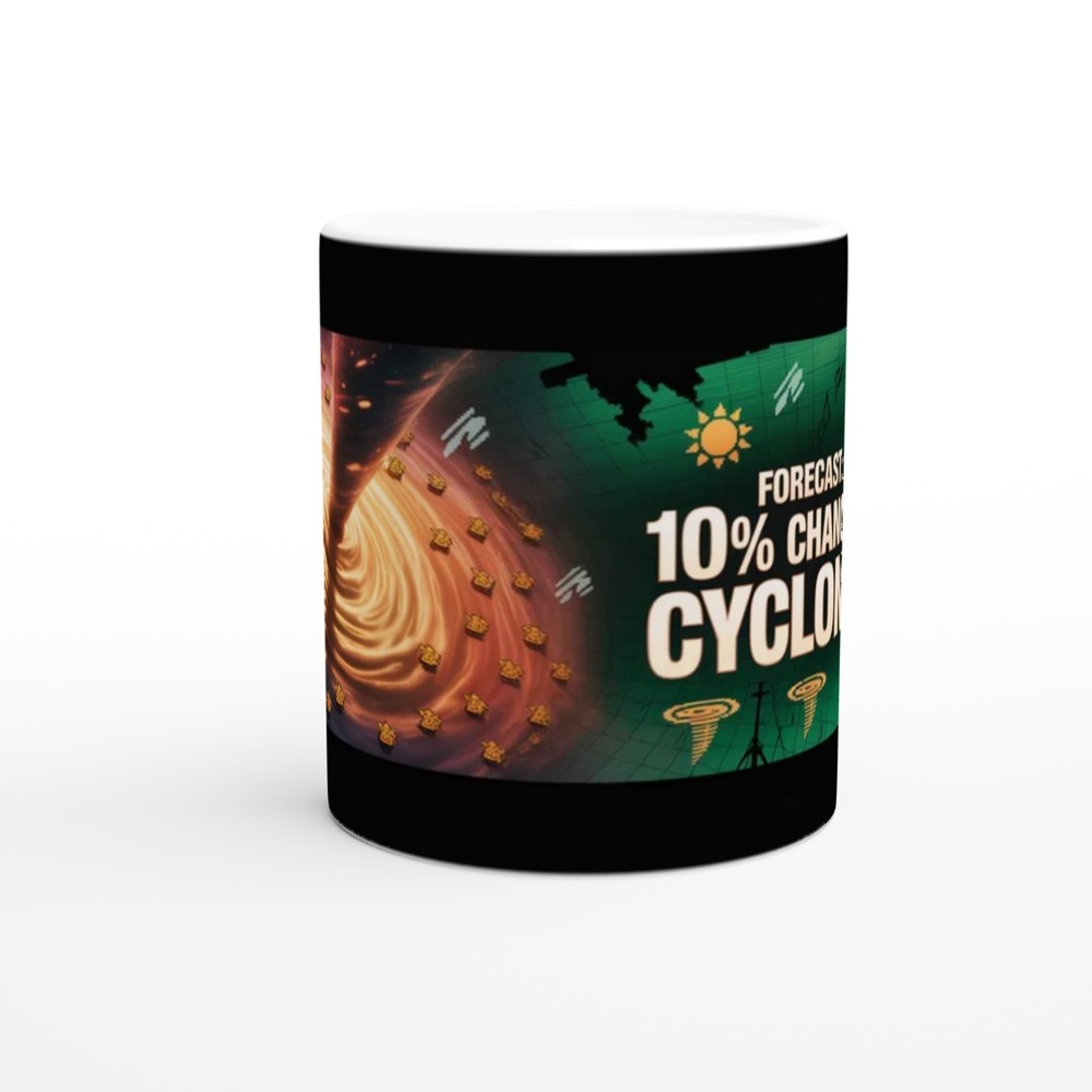 Forecast: 10% Chance of Cyclones - Funny Weather Mug — view 11