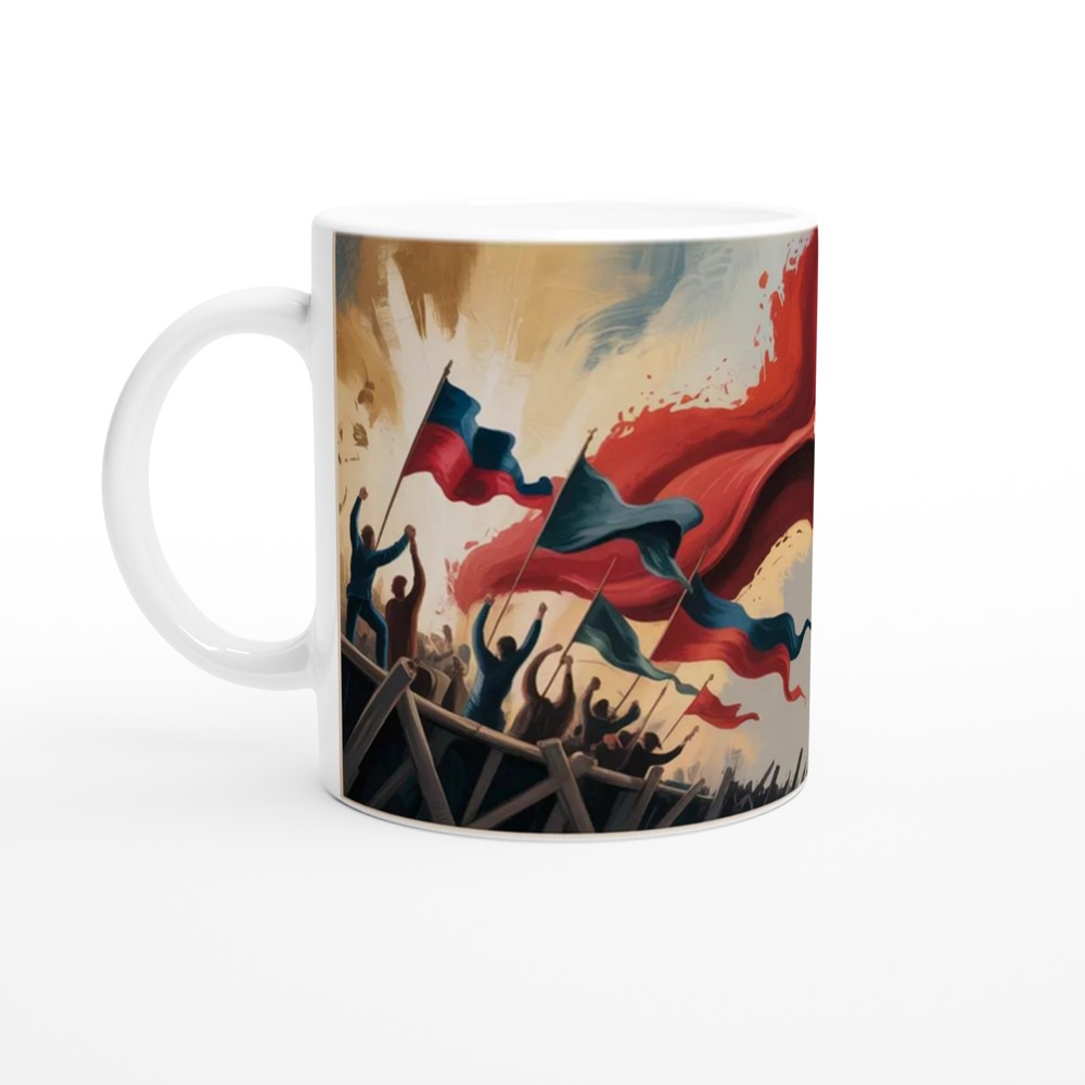 Do You Hear the People Sing Mug | Les Miserables Inspired Gift | Musical Theatre Barricade Mug — view 10