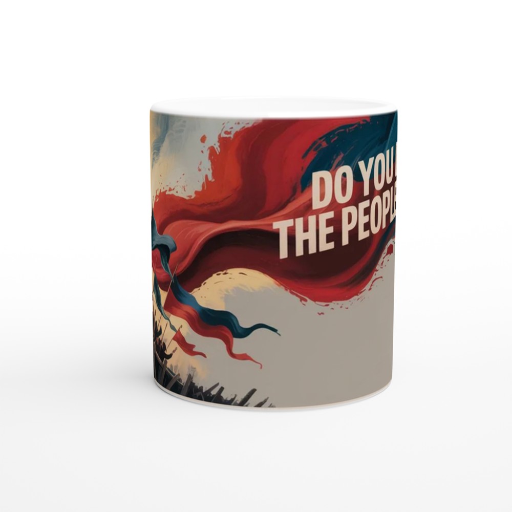 Do You Hear the People Sing Mug | Les Miserables Inspired Gift | Musical Theatre Barricade Mug — view 11