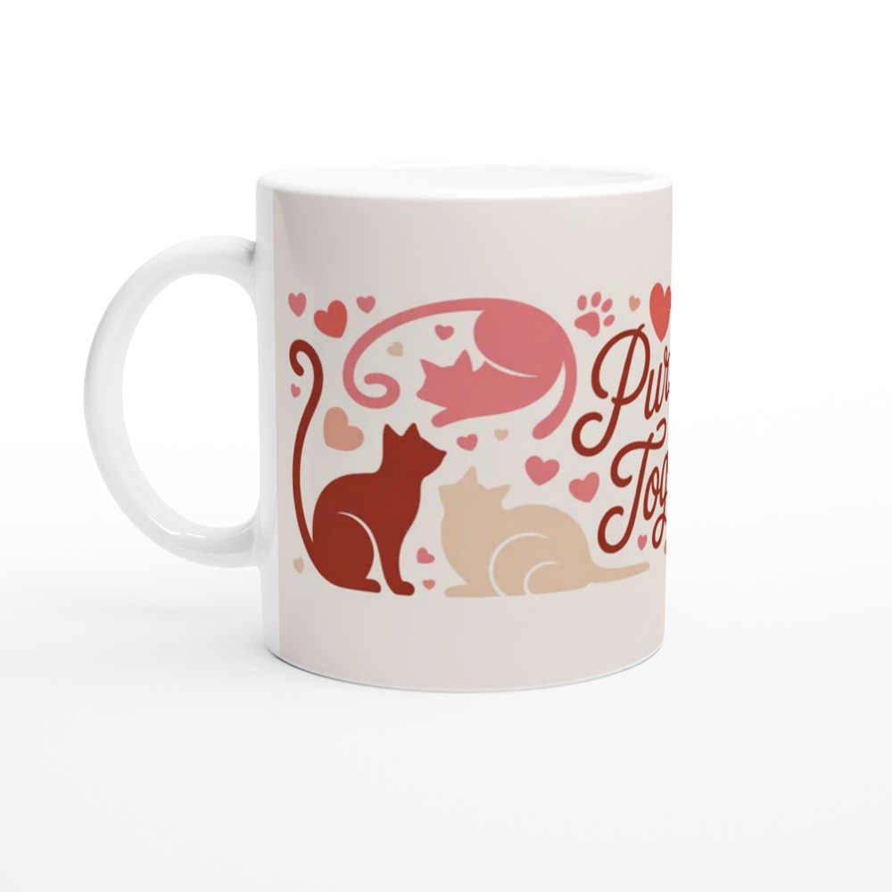 Purr-fect Together Cat Lovers Mug — view 10