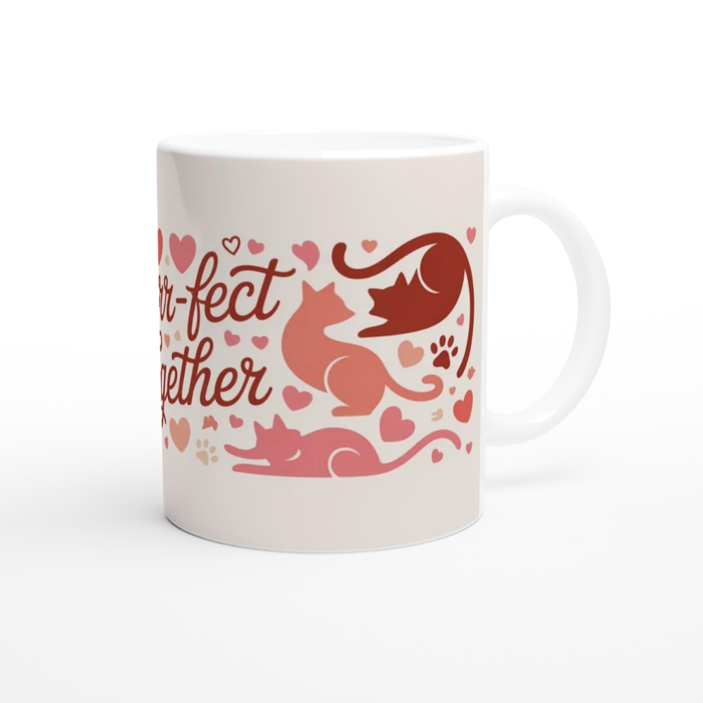 Purr-fect Together Cat Lovers Mug — view 12
