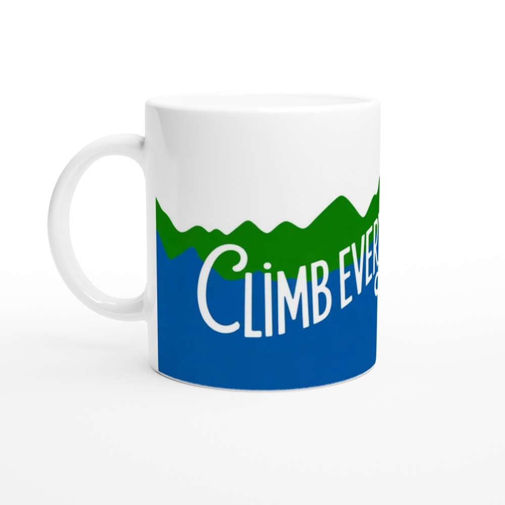 Climb Every Mountain Hiking Mug — view 10