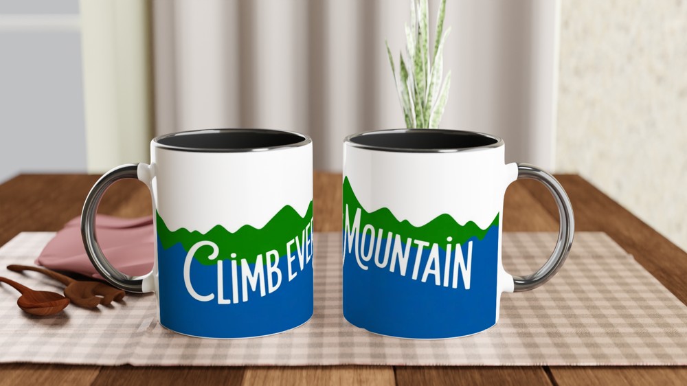 Climb Every Mountain Hiking Mug — view 9