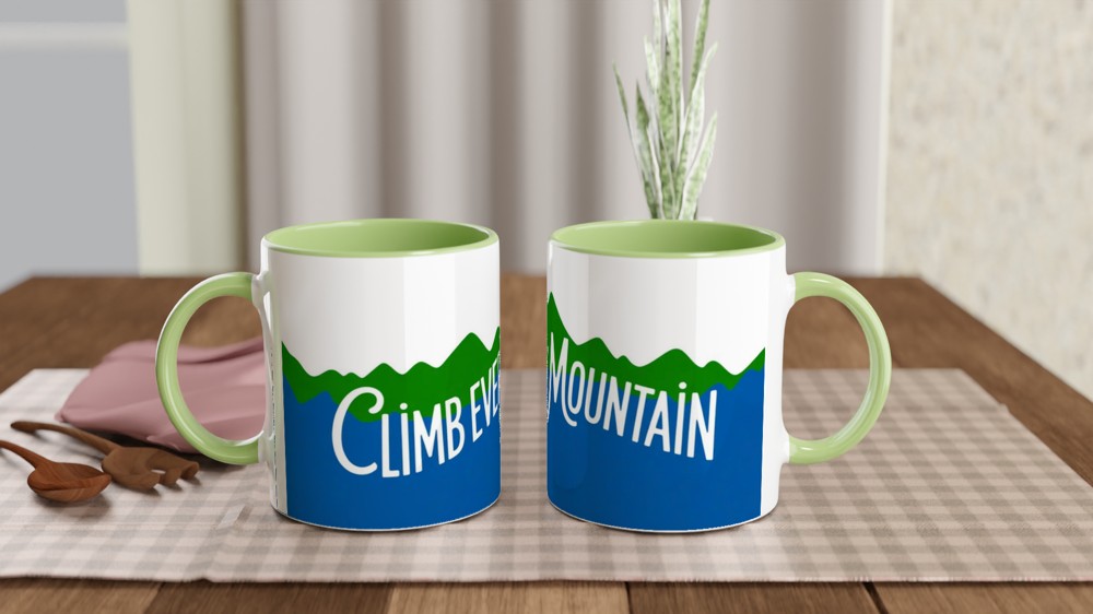Climb Every Mountain Hiking Mug — view 5