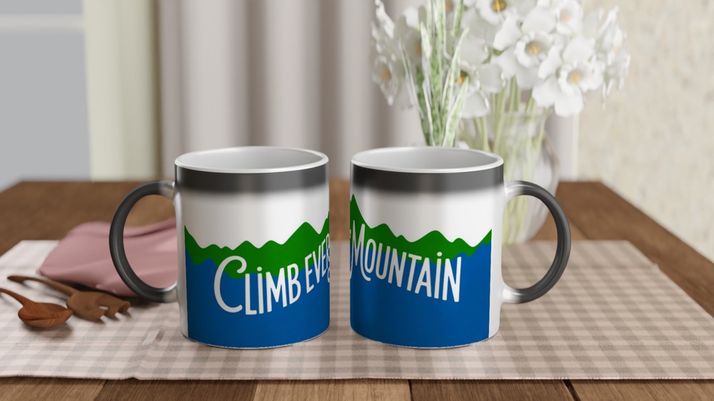 Climb Every Mountain Hiking Mug — view 3