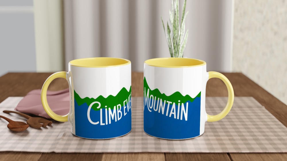 Climb Every Mountain Hiking Mug — view 8