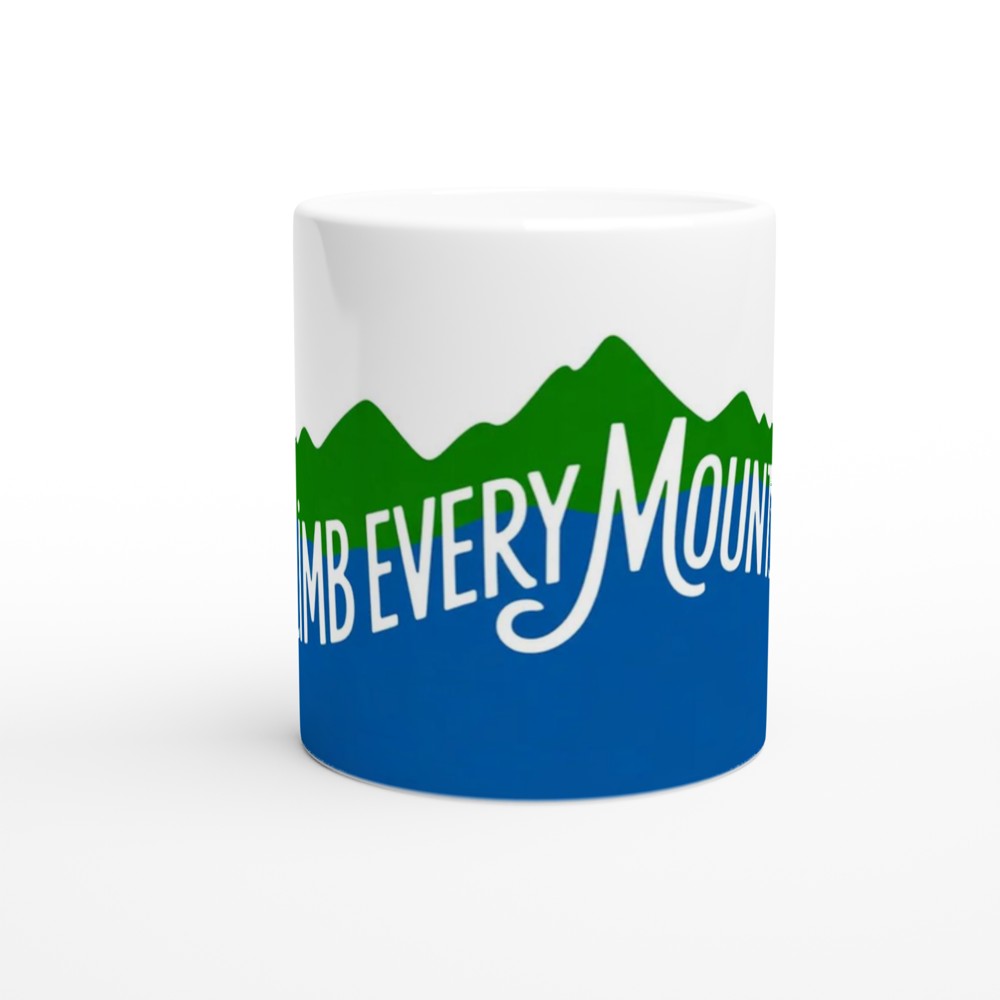 Climb Every Mountain Hiking Mug — view 11