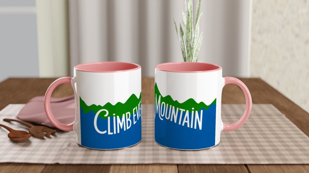 Climb Every Mountain Hiking Mug — view 6