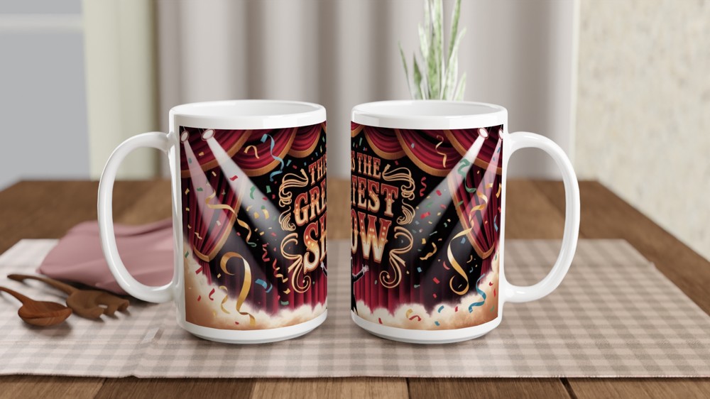 This Is The Greatest Show Ringmaster Stage Mug — view 2