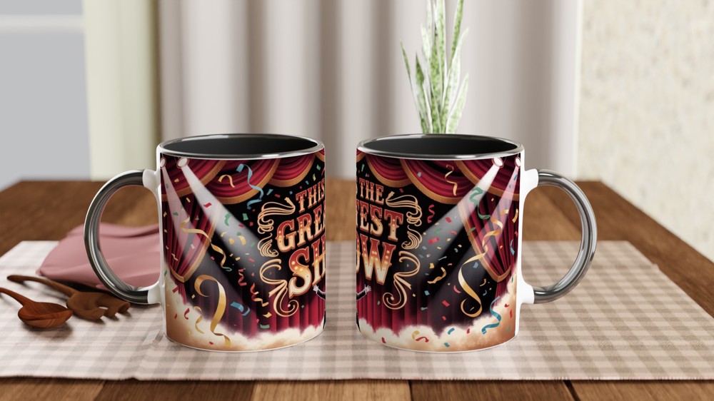 This Is The Greatest Show Ringmaster Stage Mug — view 9