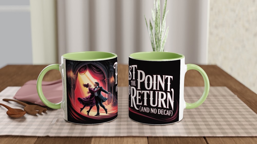 Past the Point of No Return And No Decaf - Phantom Opera Coffee Mug — view 5