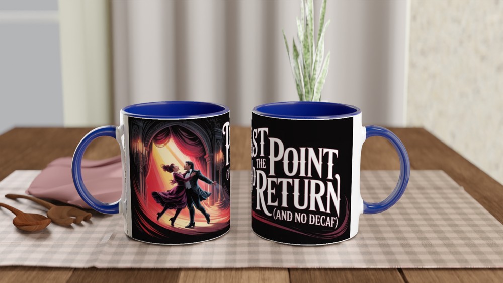 Past the Point of No Return And No Decaf - Phantom Opera Coffee Mug — view 4