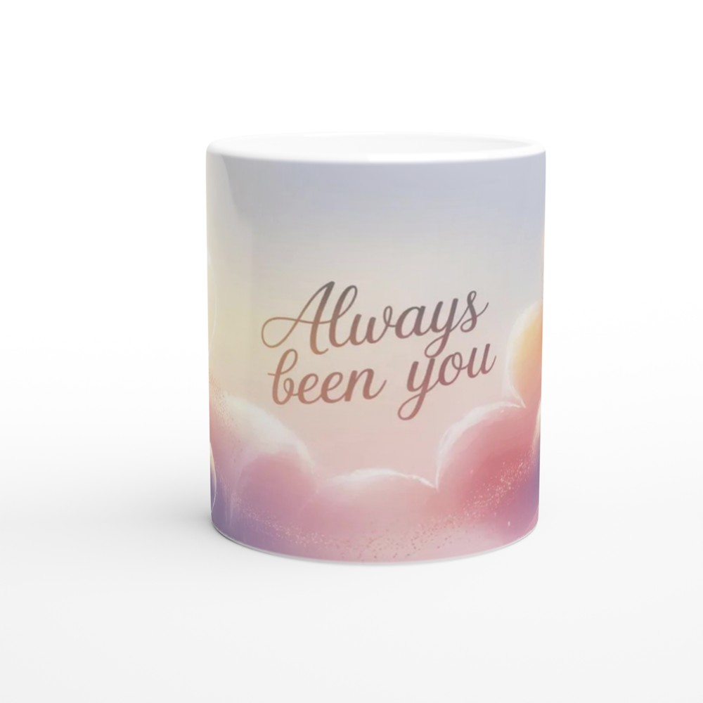 Always Been You Romantic Pastel Hearts Mug — view 11