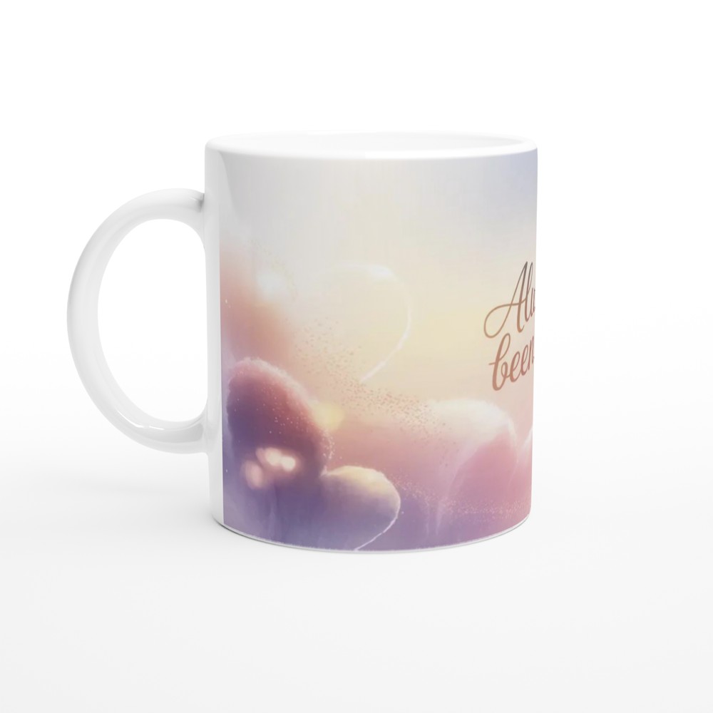 Always Been You Romantic Pastel Hearts Mug — view 10