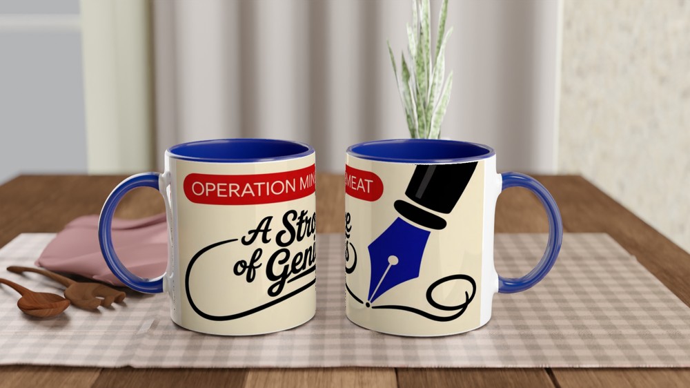 Operation Mincemeat - A Stroke of Genius Fountain Pen Mug — view 4