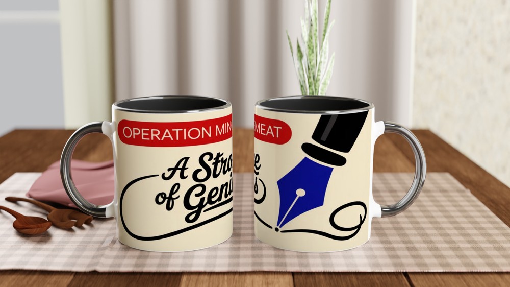 Operation Mincemeat - A Stroke of Genius Fountain Pen Mug — view 9