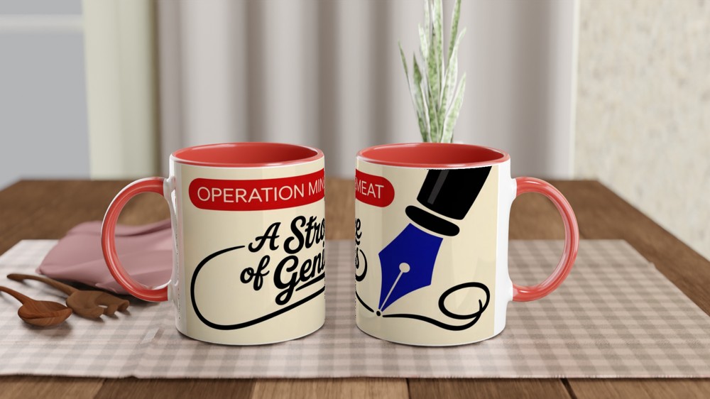 Operation Mincemeat - A Stroke of Genius Fountain Pen Mug — view 7