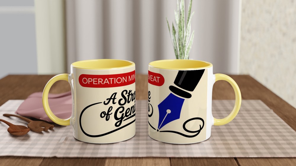Operation Mincemeat - A Stroke of Genius Fountain Pen Mug — view 8