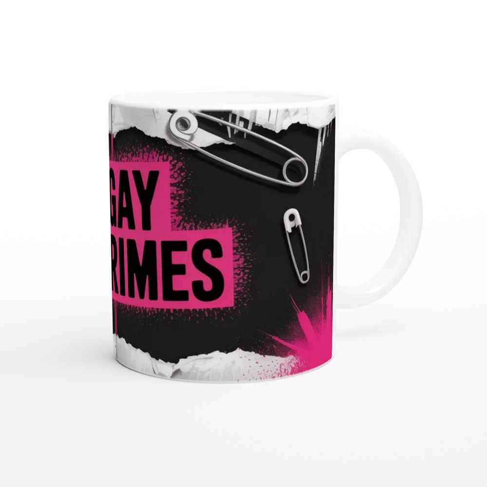 Be Gay Do Crimes Mug | Punk Pride Gift | Queer Meme Present | Best Friend Gift — view 12