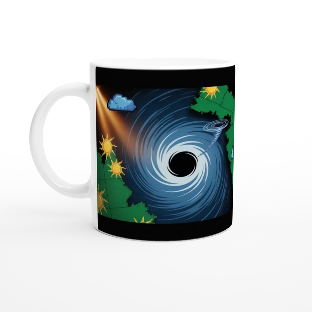 Forecast: 100% Chance of Cyclones Weather Map Mug — view 10