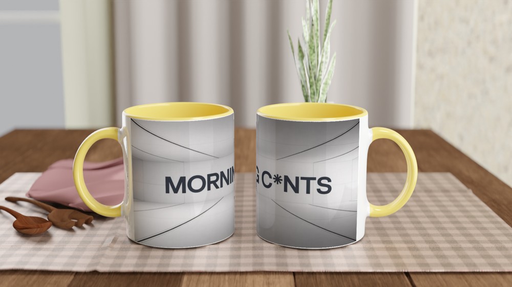 Morning C*nts - Funny Rude Mug — view 8